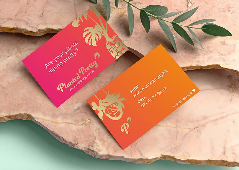business cards Planted Pretty