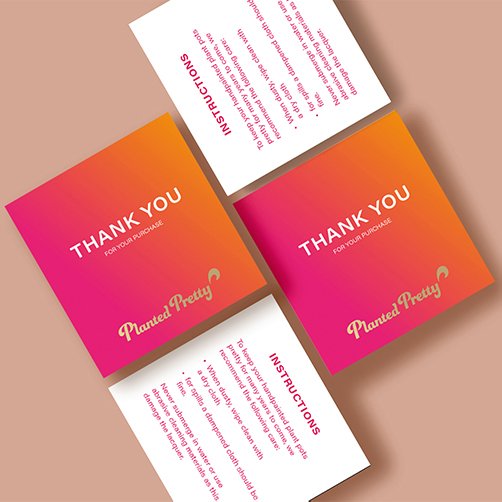 thank you card design