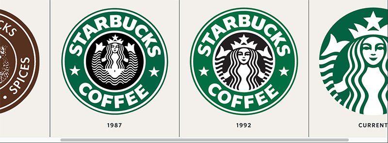 starbucks logo change rebrand refresh brand