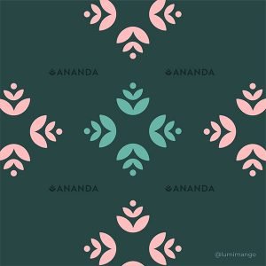yoga pilates studio brand pattern london