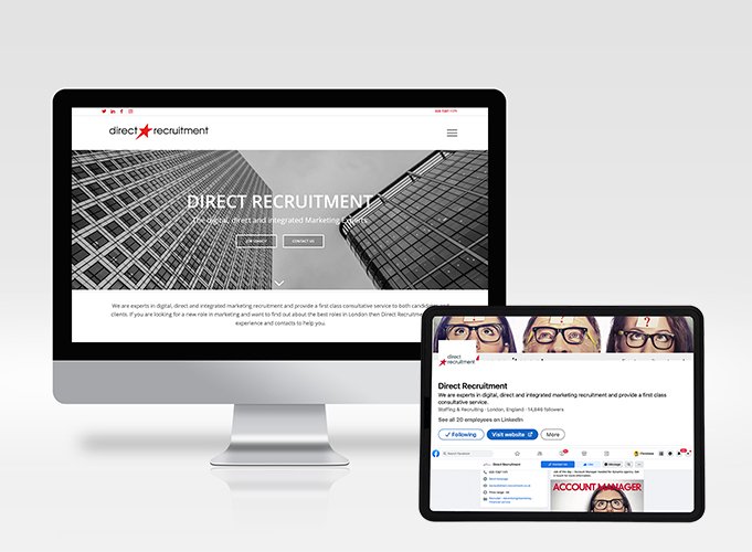 direct recruitment old website brand refresh redesign lumimango