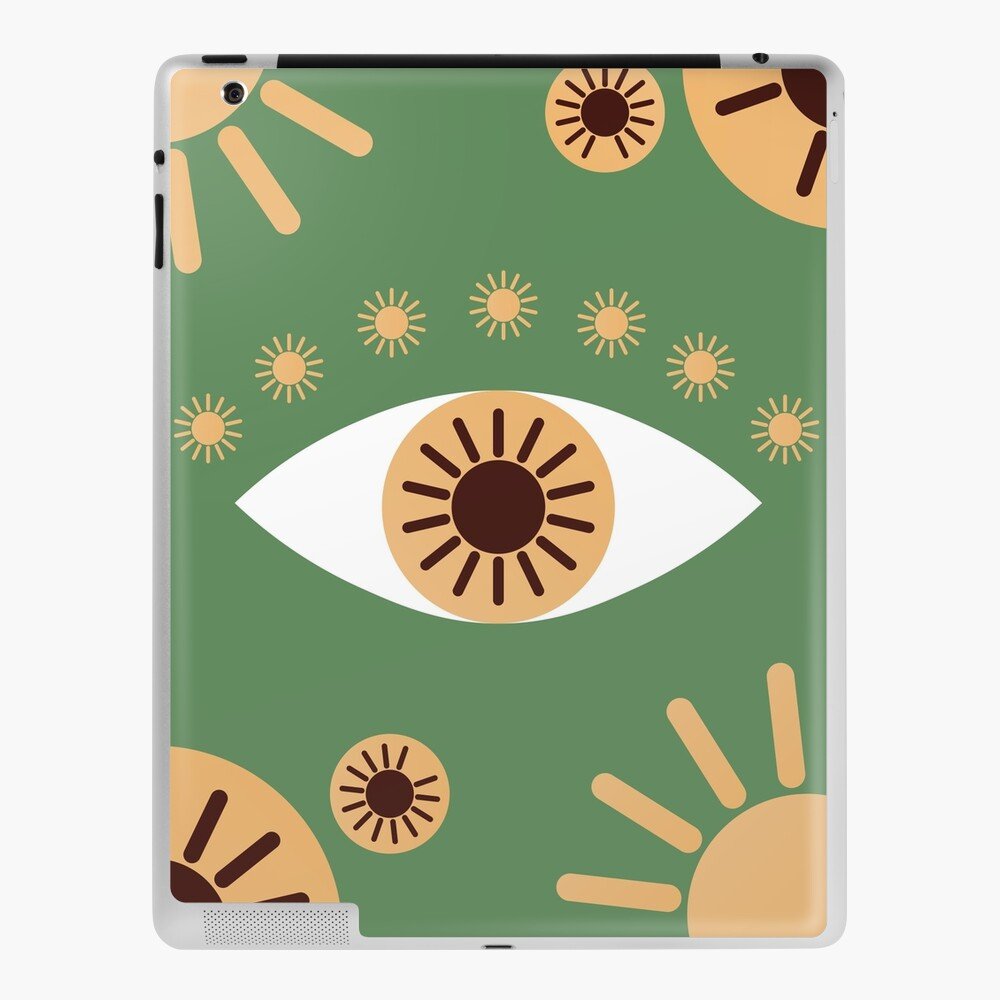 redbubble eye design ipad skin
